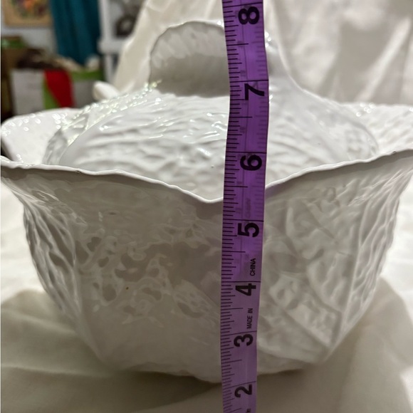 Vintage Himark Elegant White Cabbage Serveware Set - Picture 11 of 11